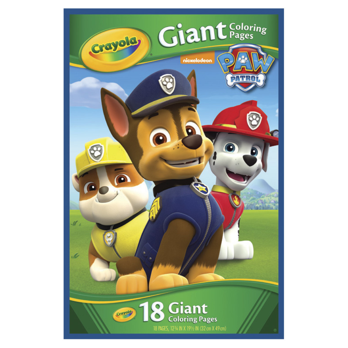 Gambar Crayola Giant Colouring Pages Paw Patrol Kmart Coloring Barbie ...