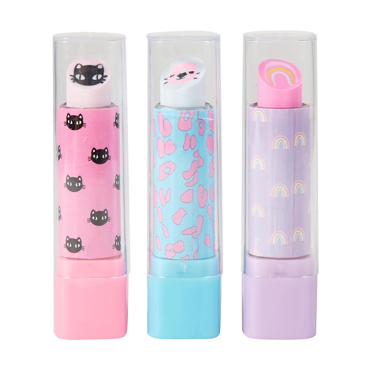 3 Pack Lipstick Erasers Kmart