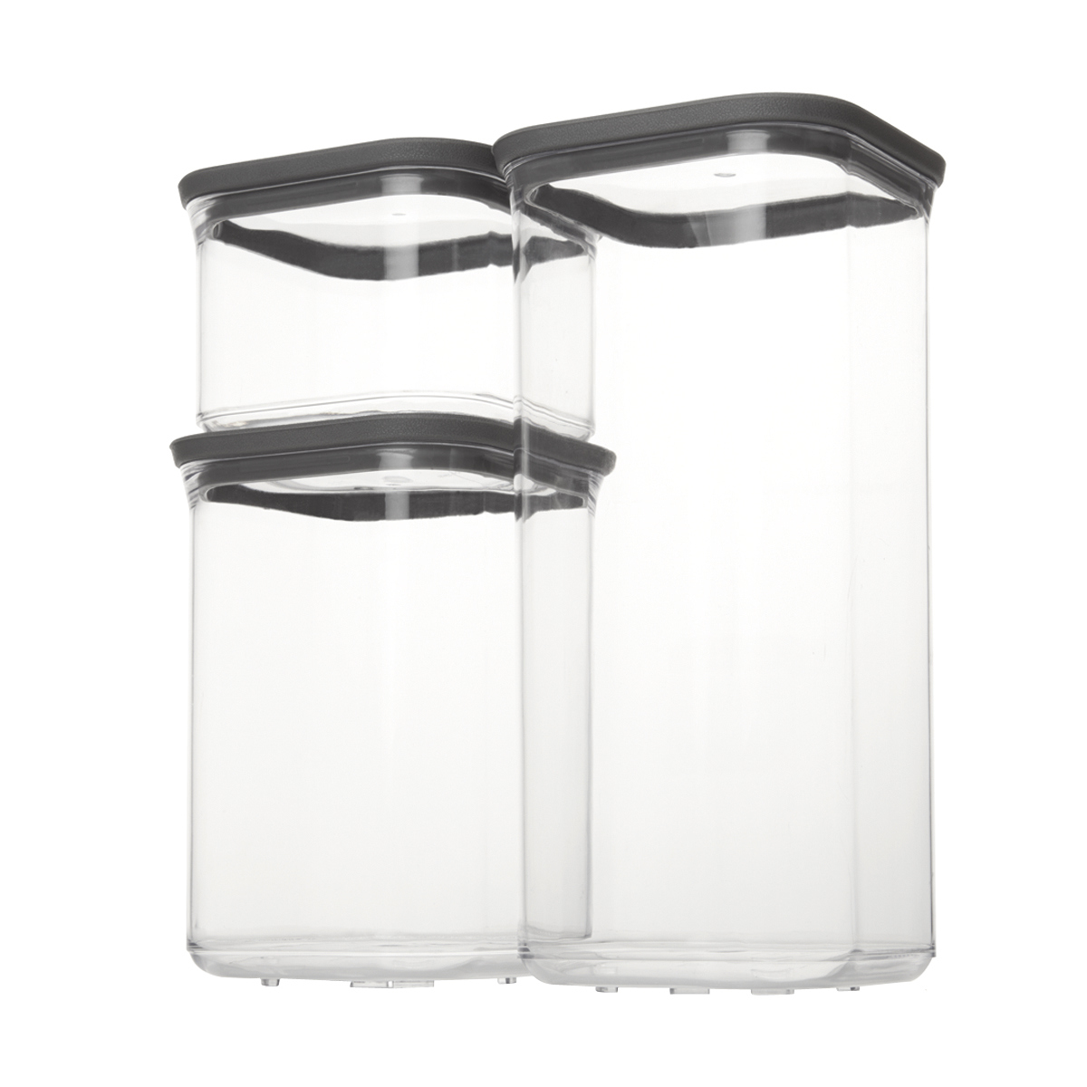 3 Square Containers Kmart