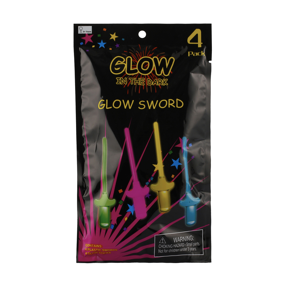 4 Pack Glow Swords Kmart
