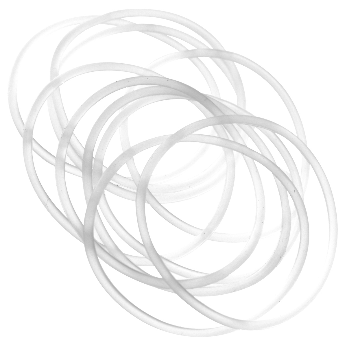 10 Pack Clear Hair Elastics Kmart