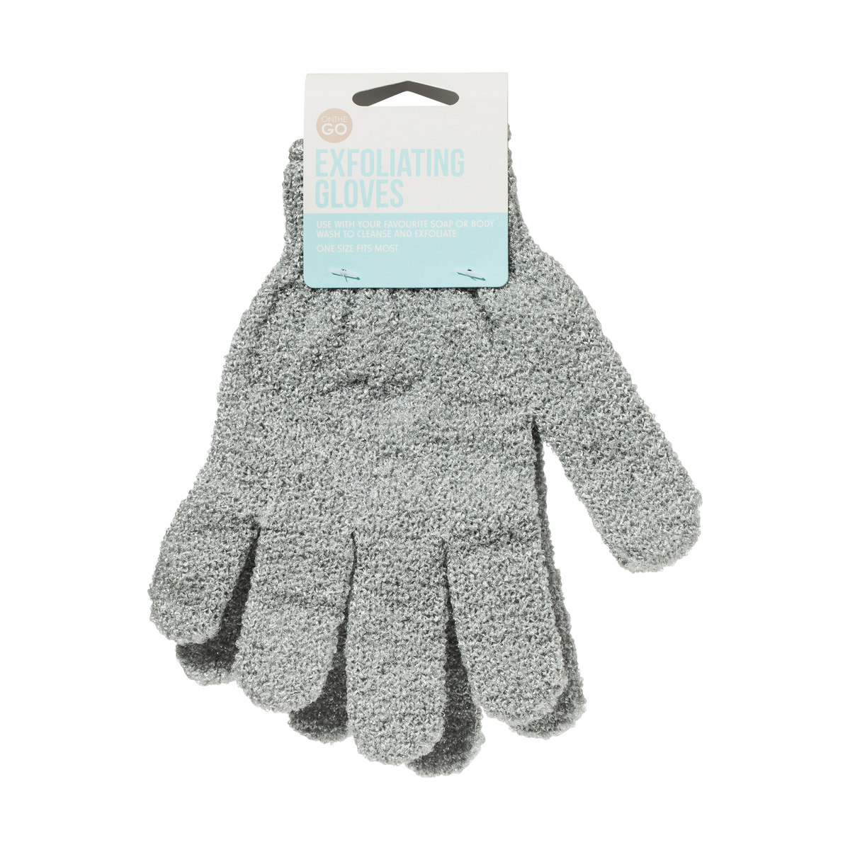 Grey Exfoliating Gloves Kmart