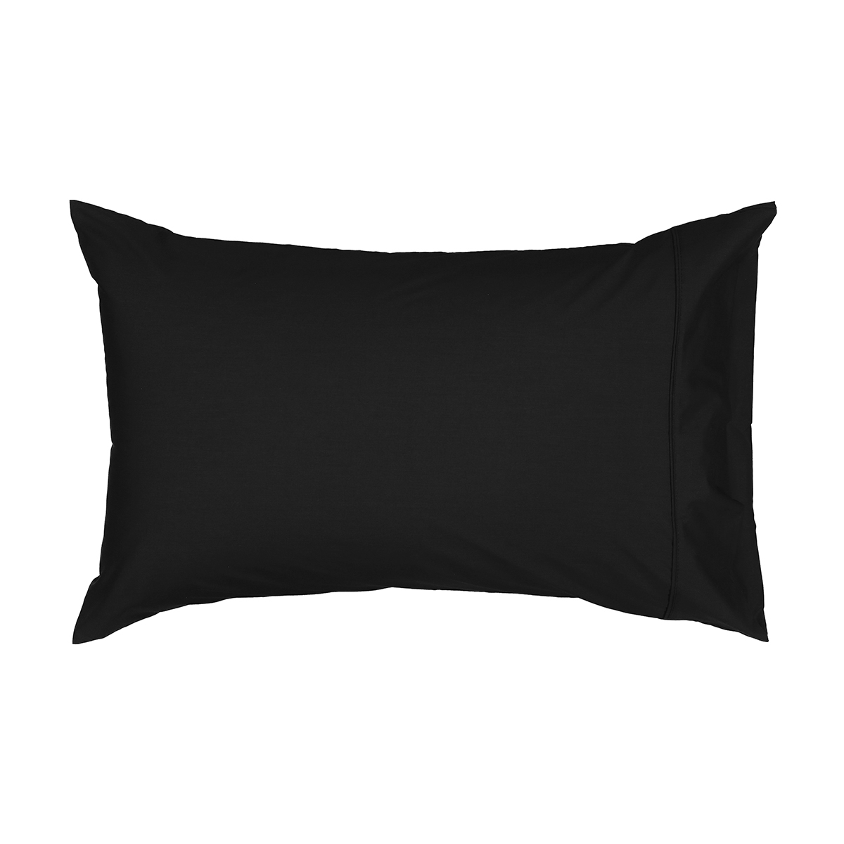 225 Thread Count Pillowcase Black Kmart