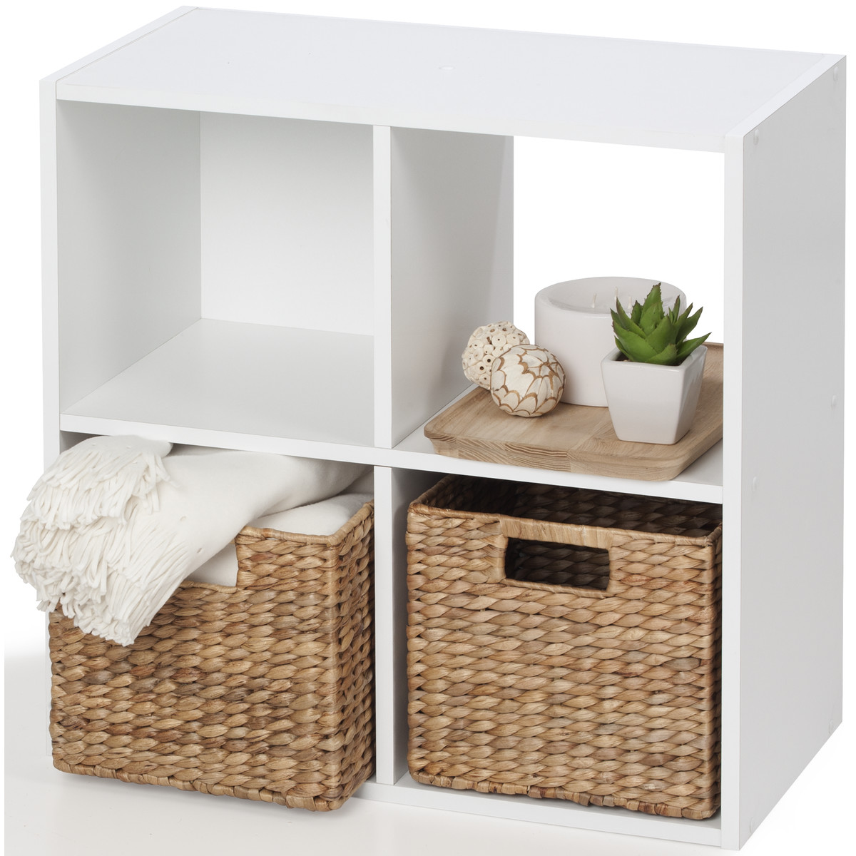 4 Cube Unit White Kmart