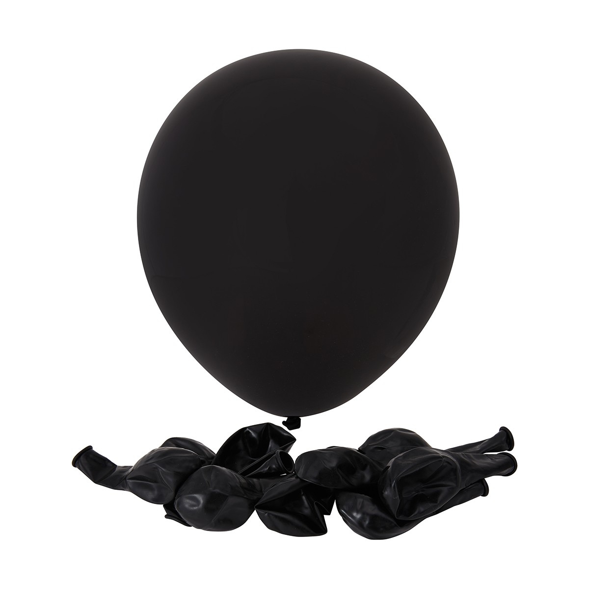 25 Pack Black Balloons Kmart