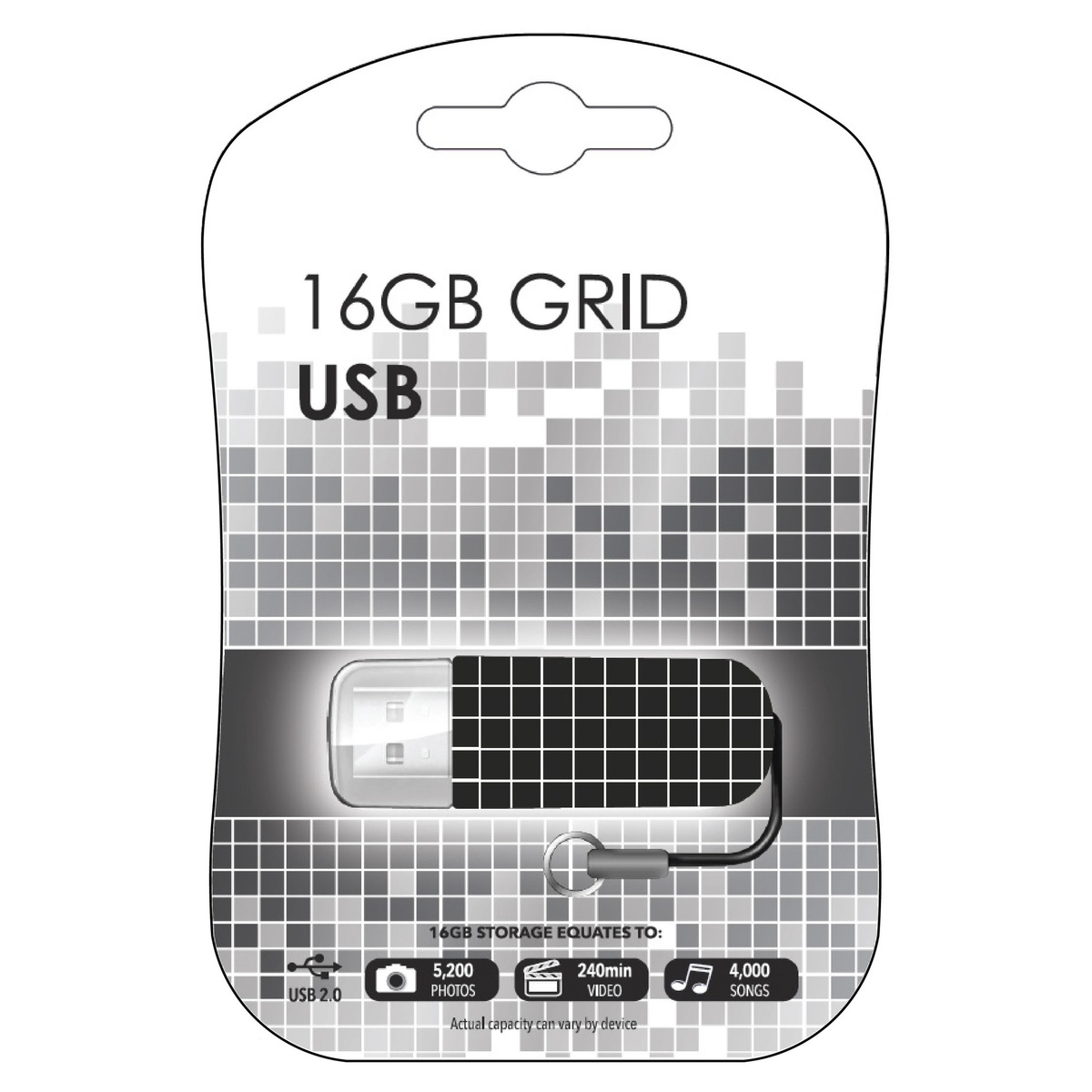 Verbatim USB - Grid, 16GB