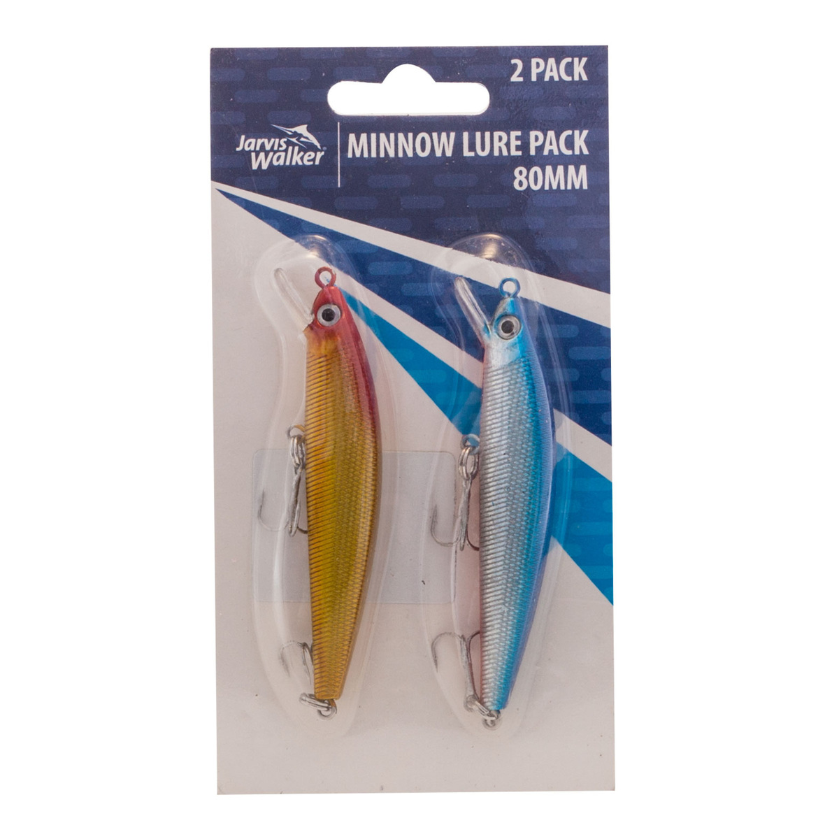 Jarvis Walker 80mm Minnow Lures Assorted, Set of 2 Kmart