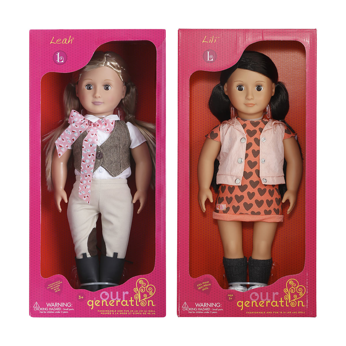 Our Generation Doll Lili or Leah Assorted* Kmart