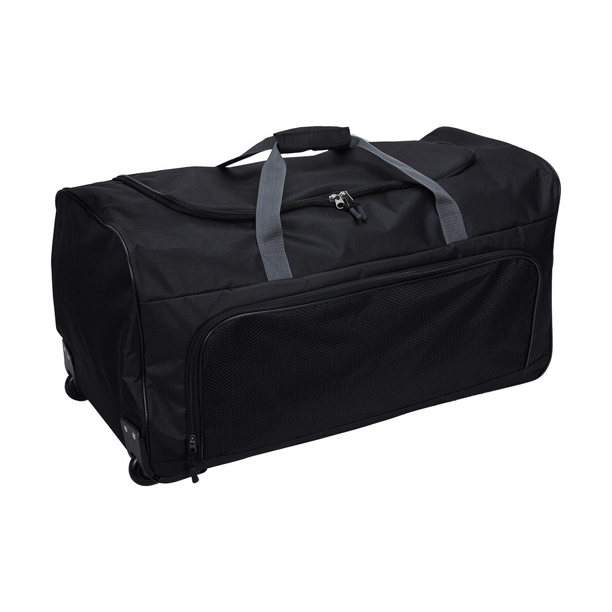 Large Duffle Bag with Wheels - Black | Kmart