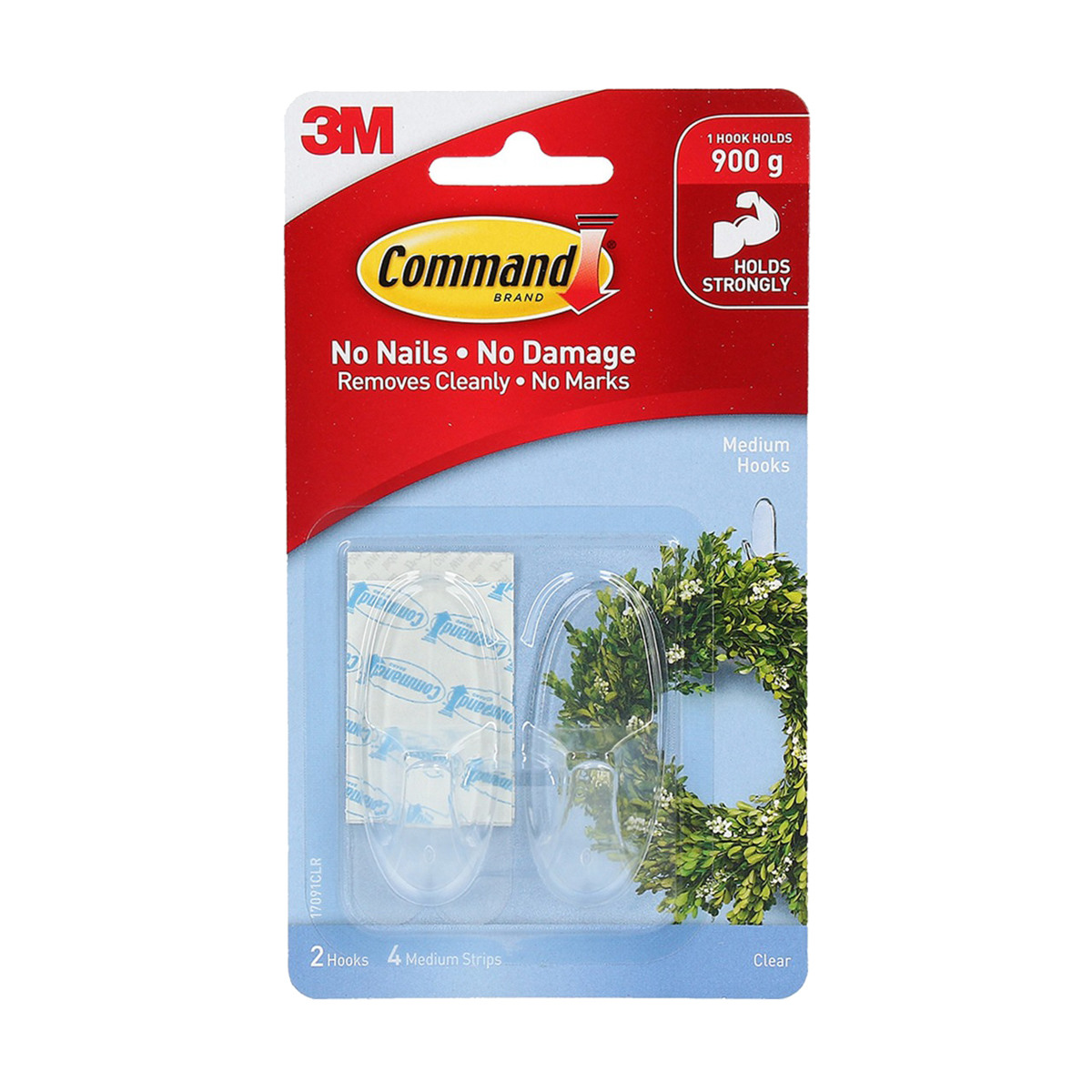 3M Command Medium Utility Hooks Clear, Set of 2 Kmart