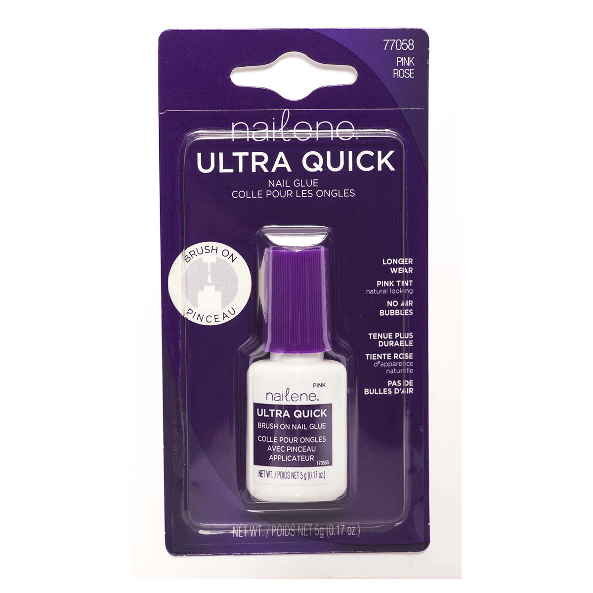 Nailene Ultra Quick Pink Rose Nail Glue 5g Kmart