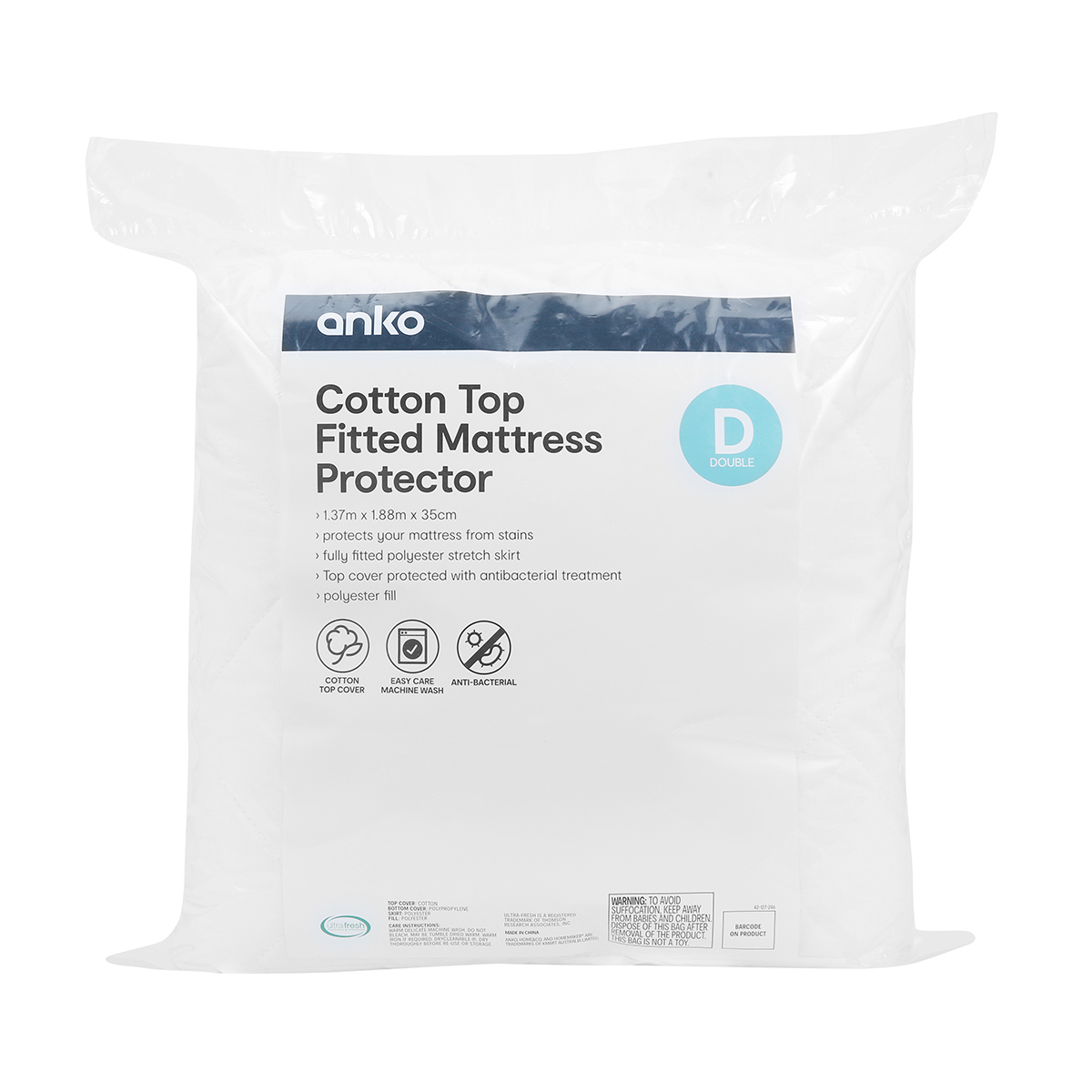 Fitted Mattress Protector Double Bed Kmart