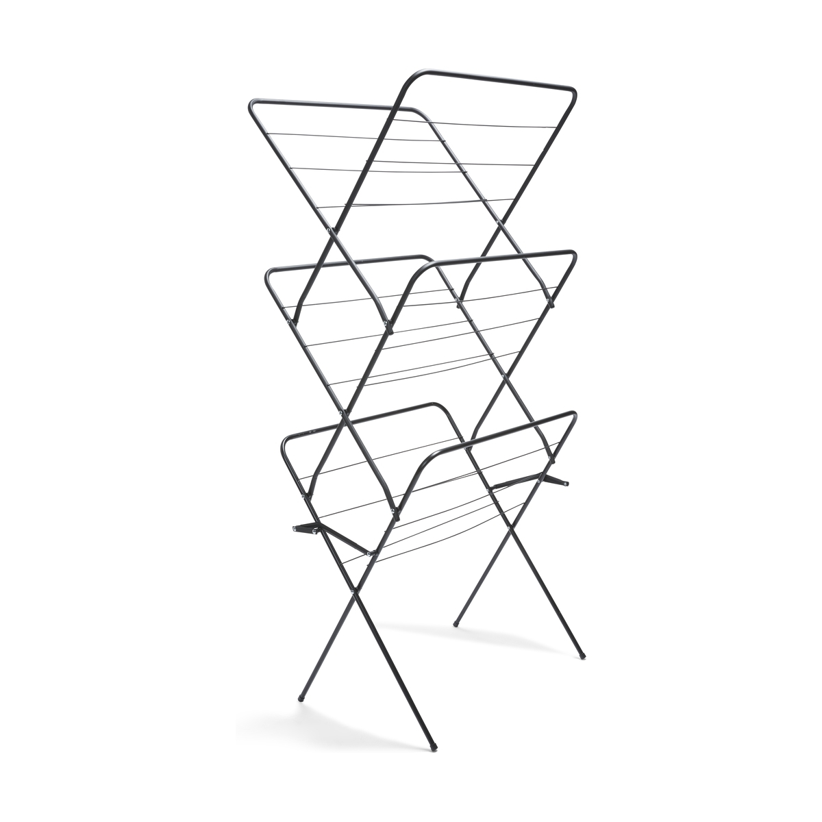 Concertina Clothes Airer Black Kmart