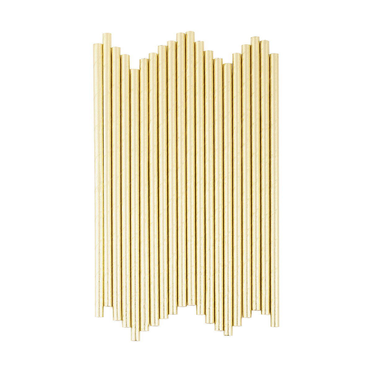 20 Pack Gold Look Foil Straws Kmart