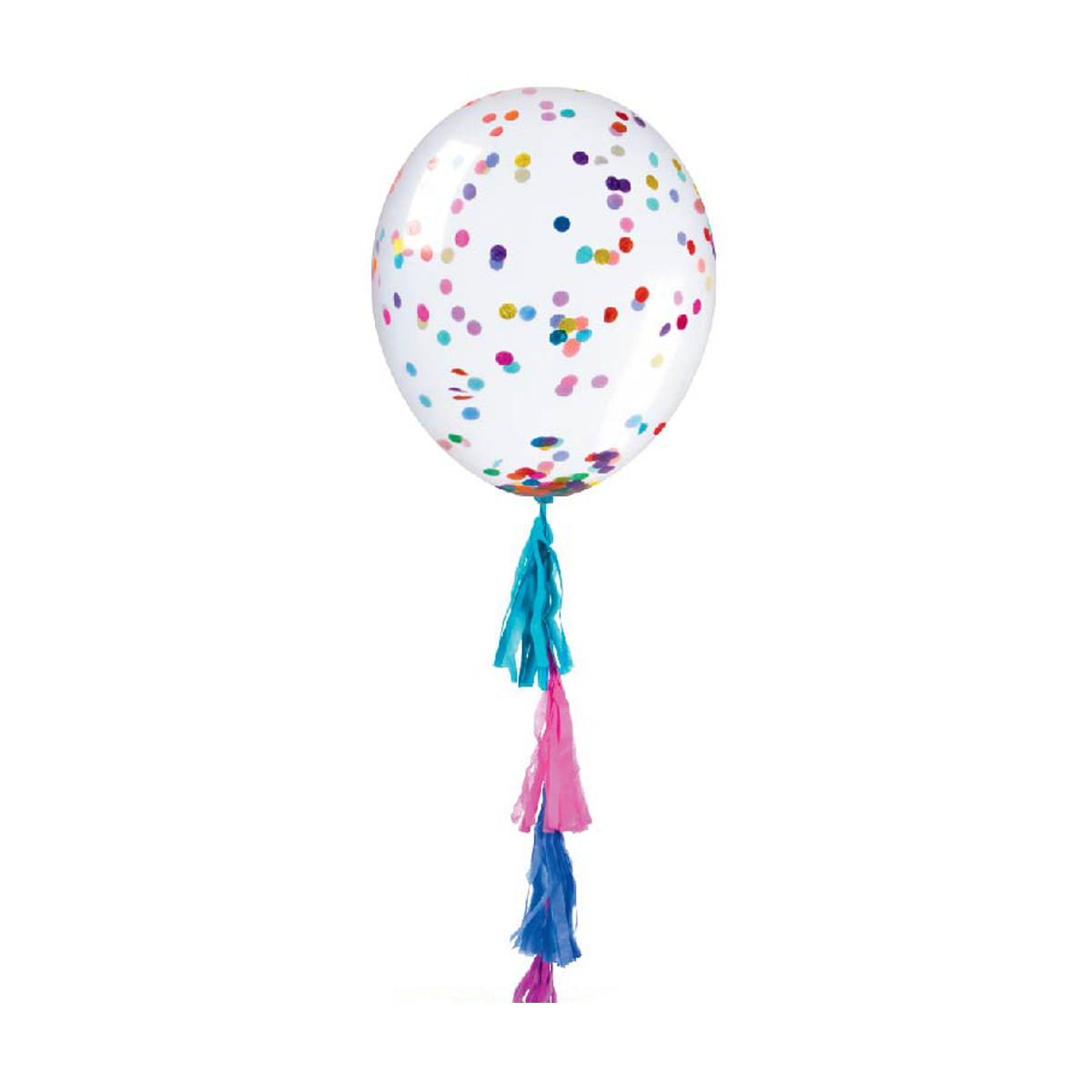 Clear Confetti Balloon Pack Kmart