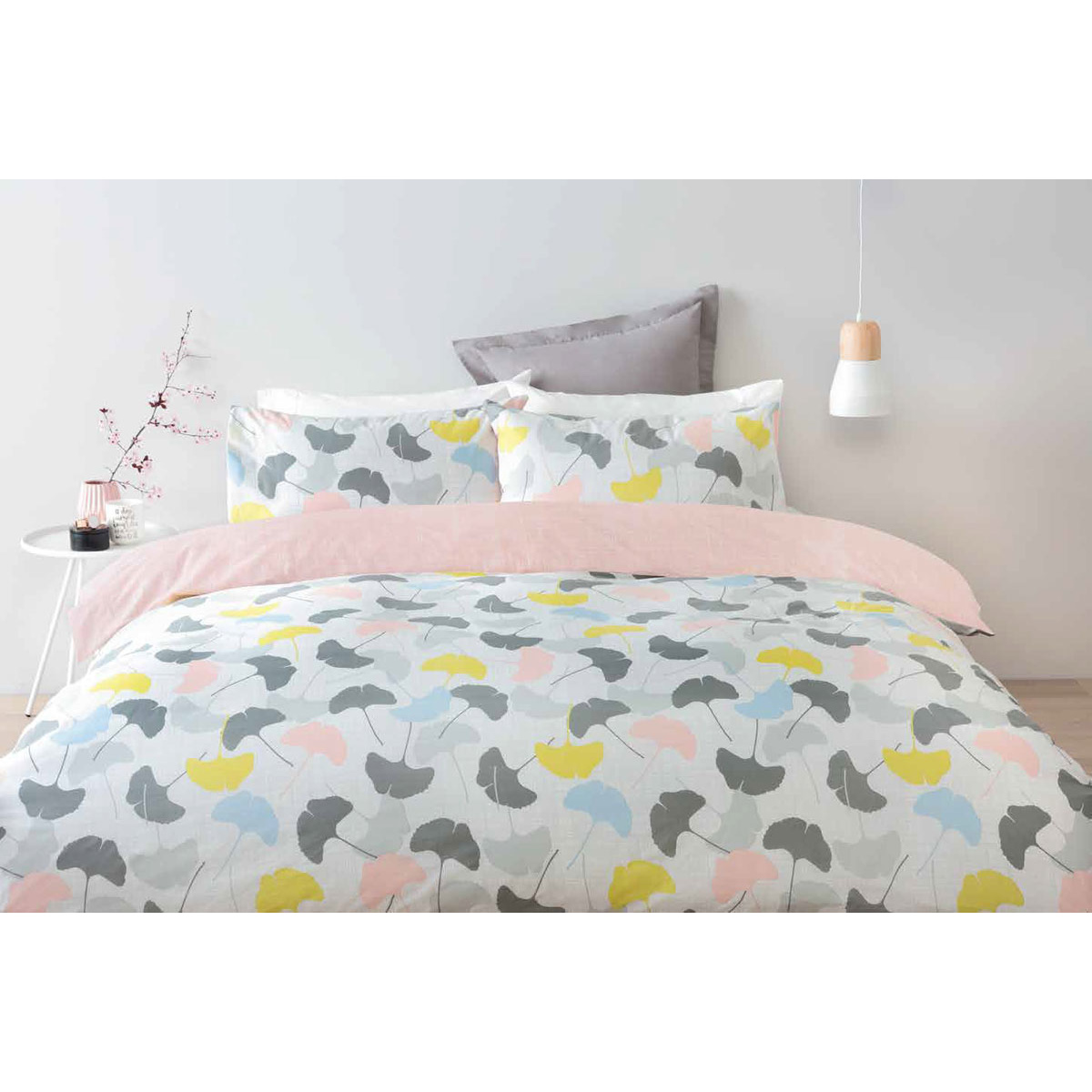 Ginko Quilt Cover Set - King Bed