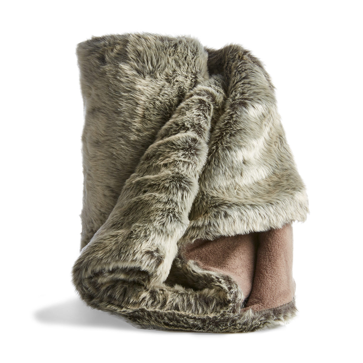 Reindeer Faux Fur Throw Kmart