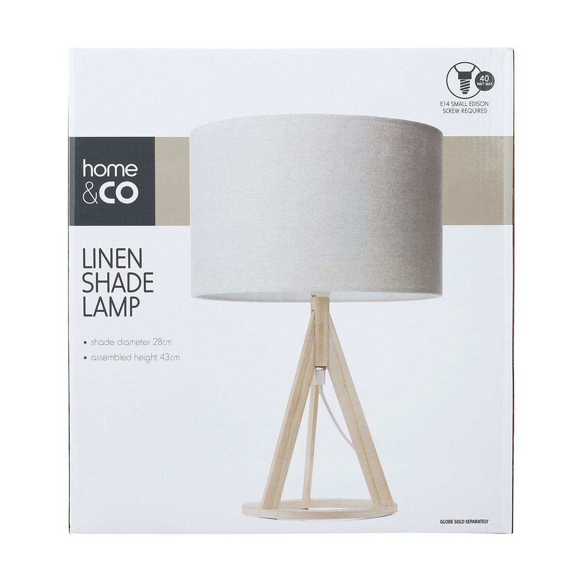 Linen Shade Lamp Kmart