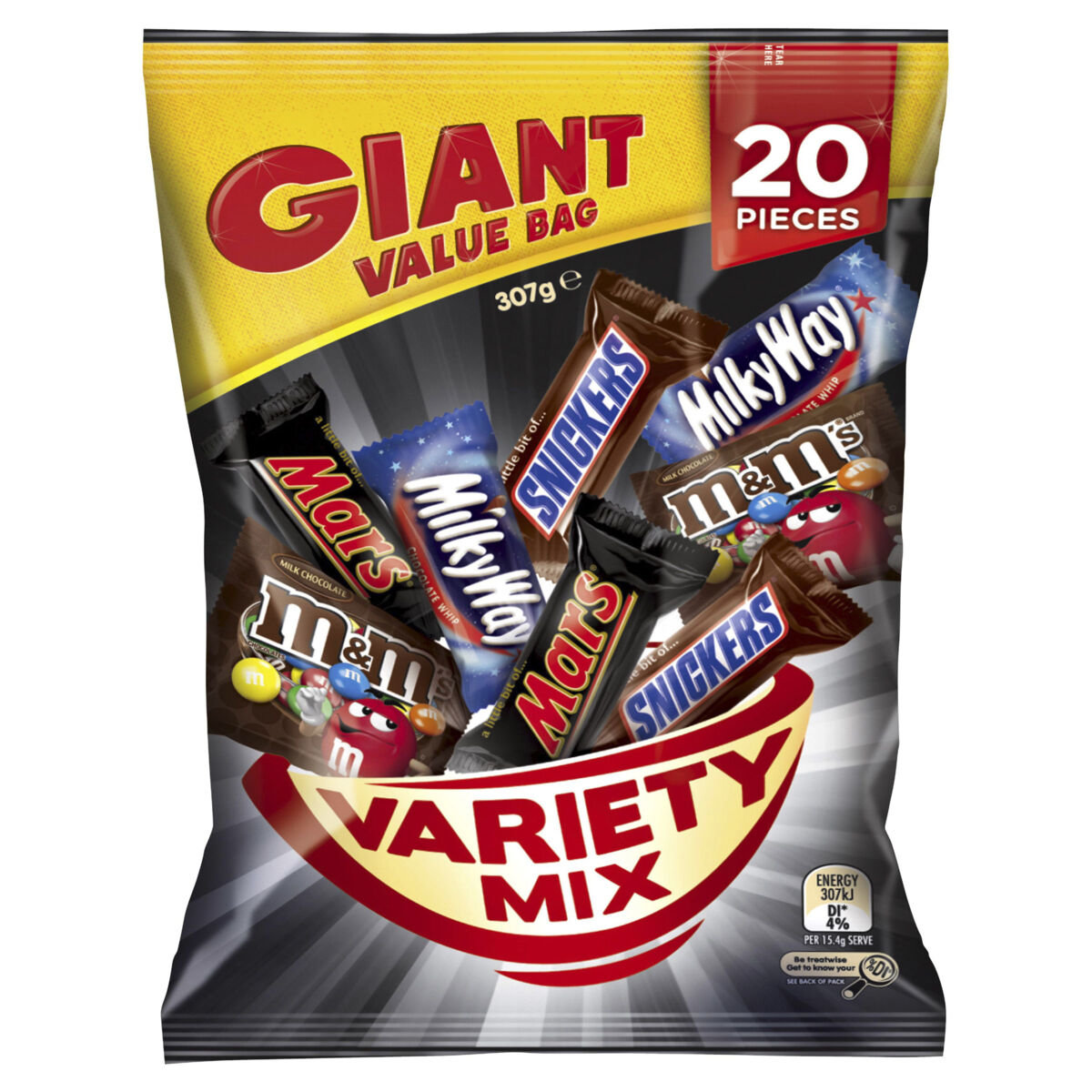 Mars Variety Sharepack 307g Kmart