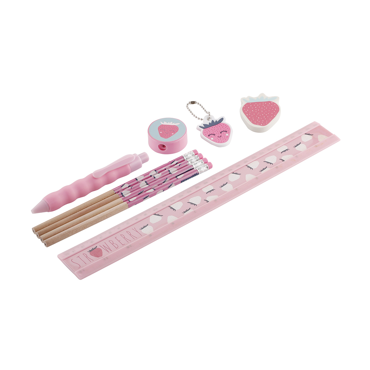9 Piece Pink Scented Stationery Set