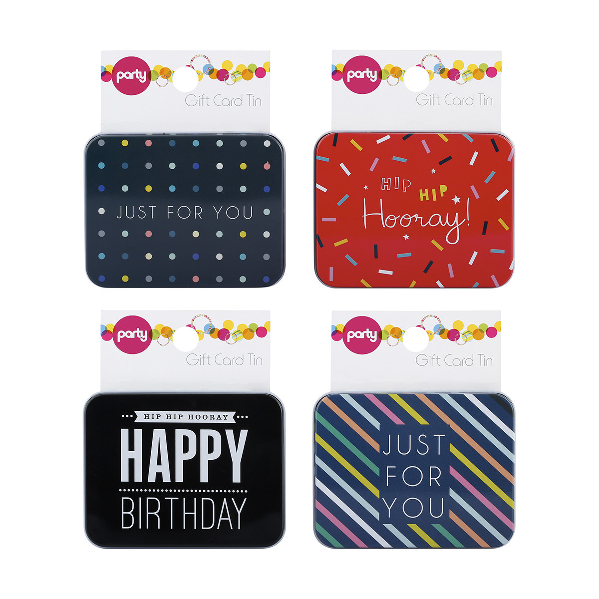 Gift Card Tin - Assorted