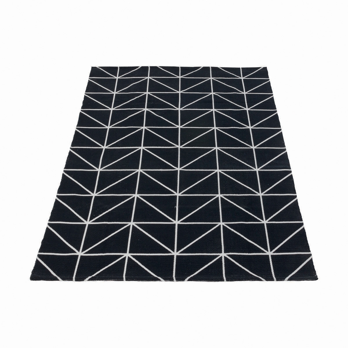Pattern Print Rug Black Kmart