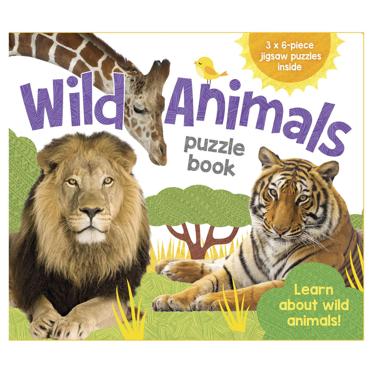 Wild Animals Puzzle Book