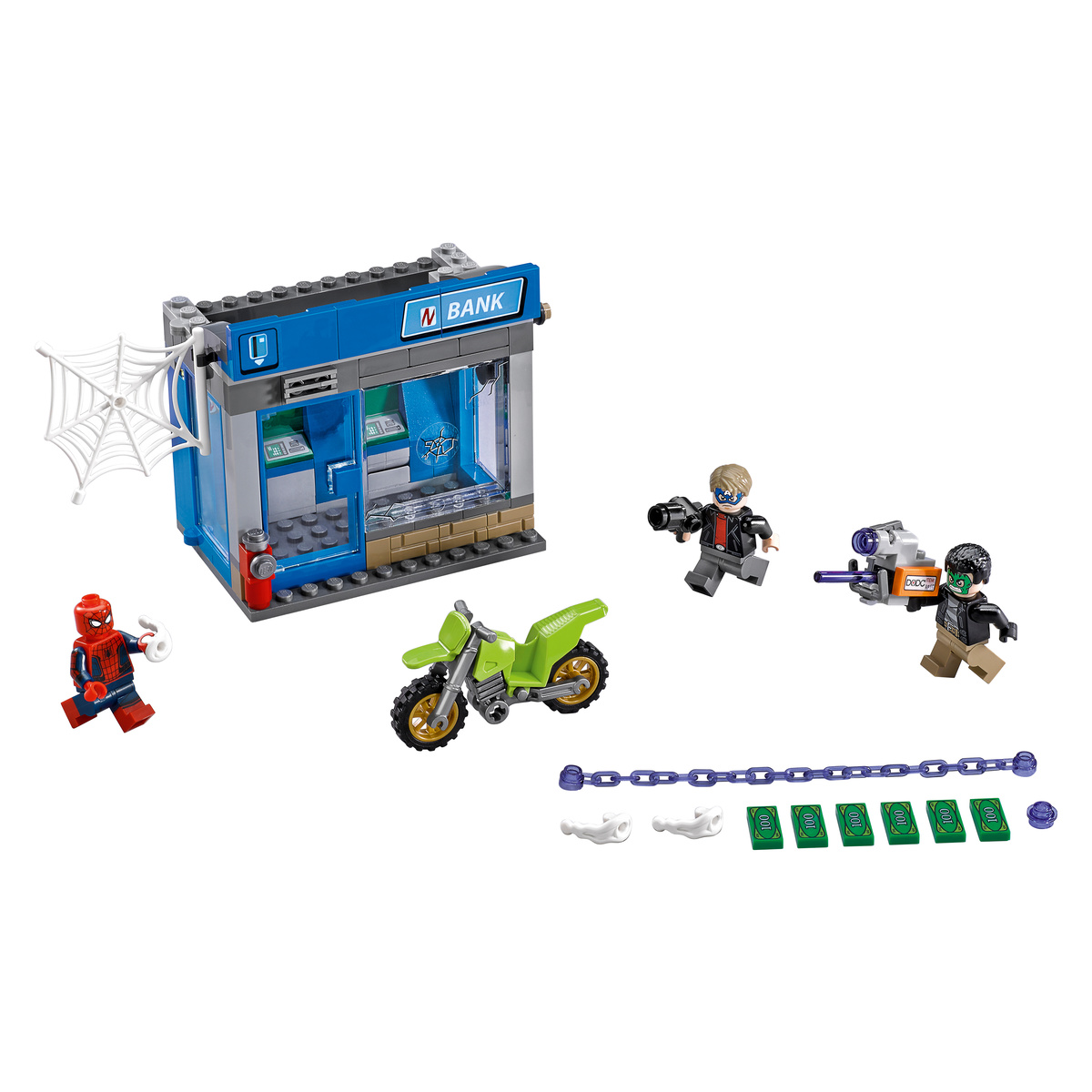 lego super heroes atm heist battle 76082 building kit