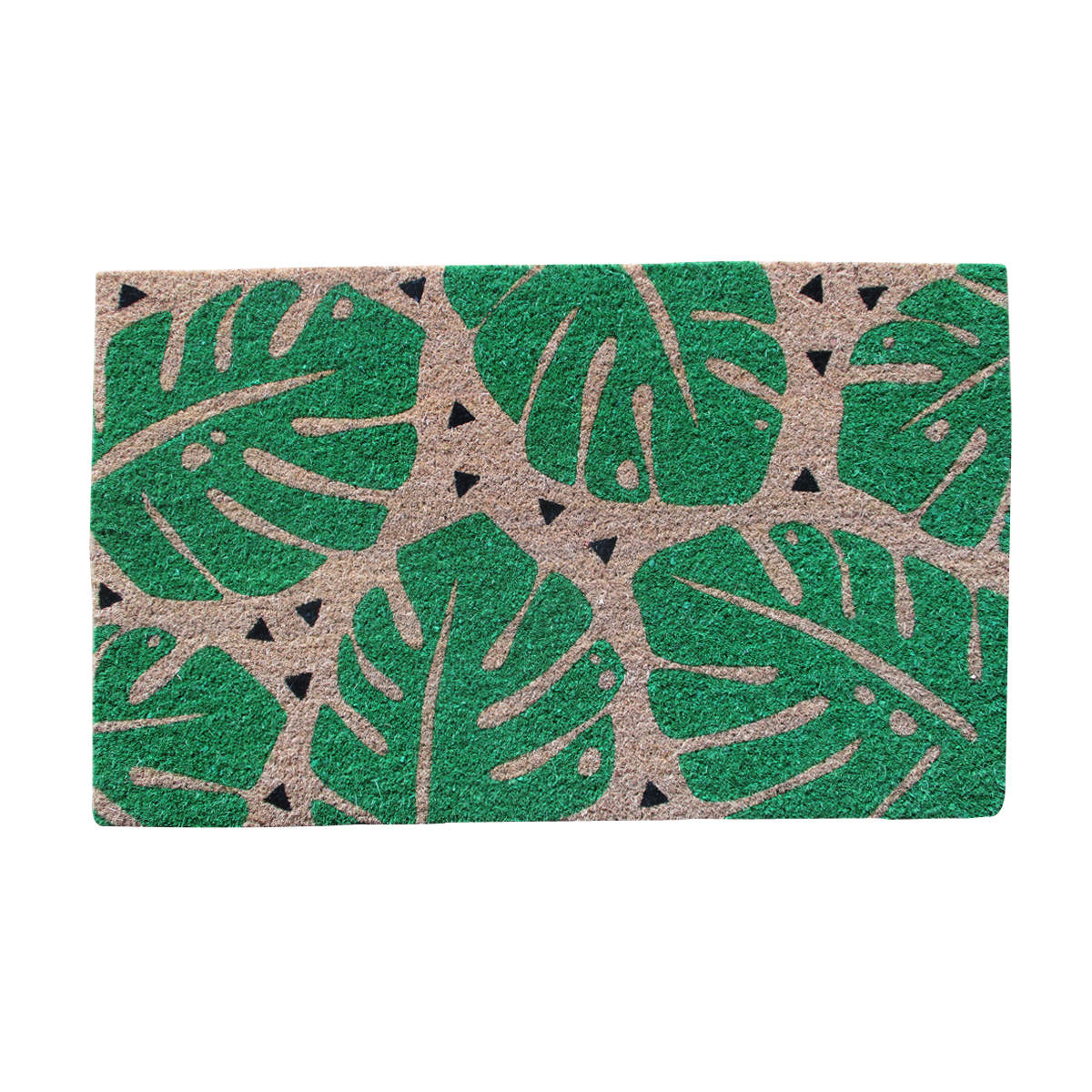 Monsteria Leaf Coir Mat Kmart