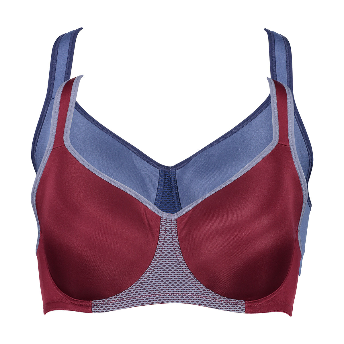 2 Pack Full Figure Padded Underwire Sports Bras Kmart