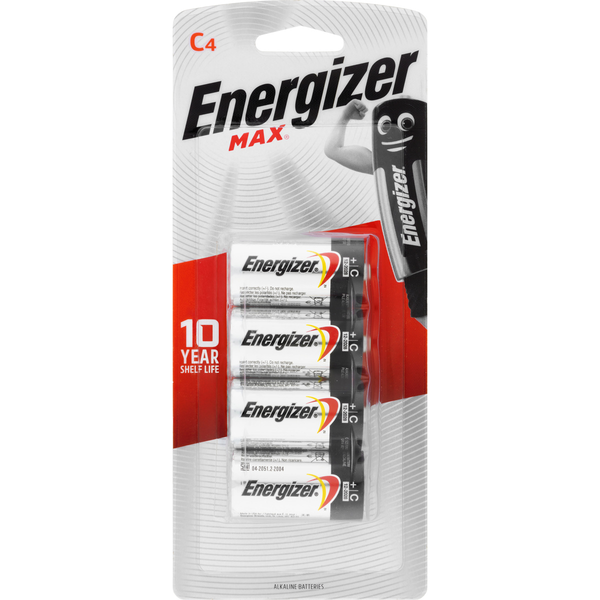 Energizer Max C Batteries Set of 4 Kmart