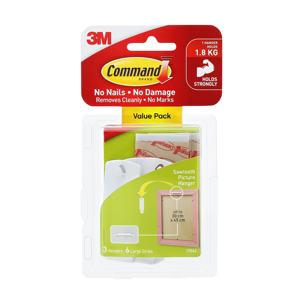 3M Command Large Sawtooth Picture Hangers White, Set of 3 Kmart