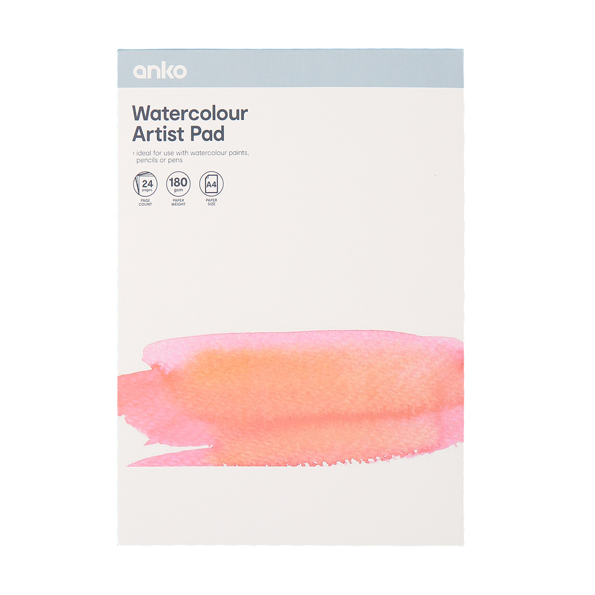 A4 Watercolour Artist Pad Kmart