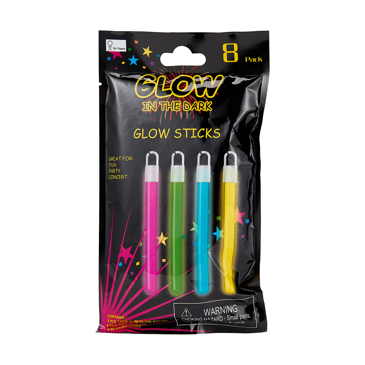 8 Pack Glow Sticks