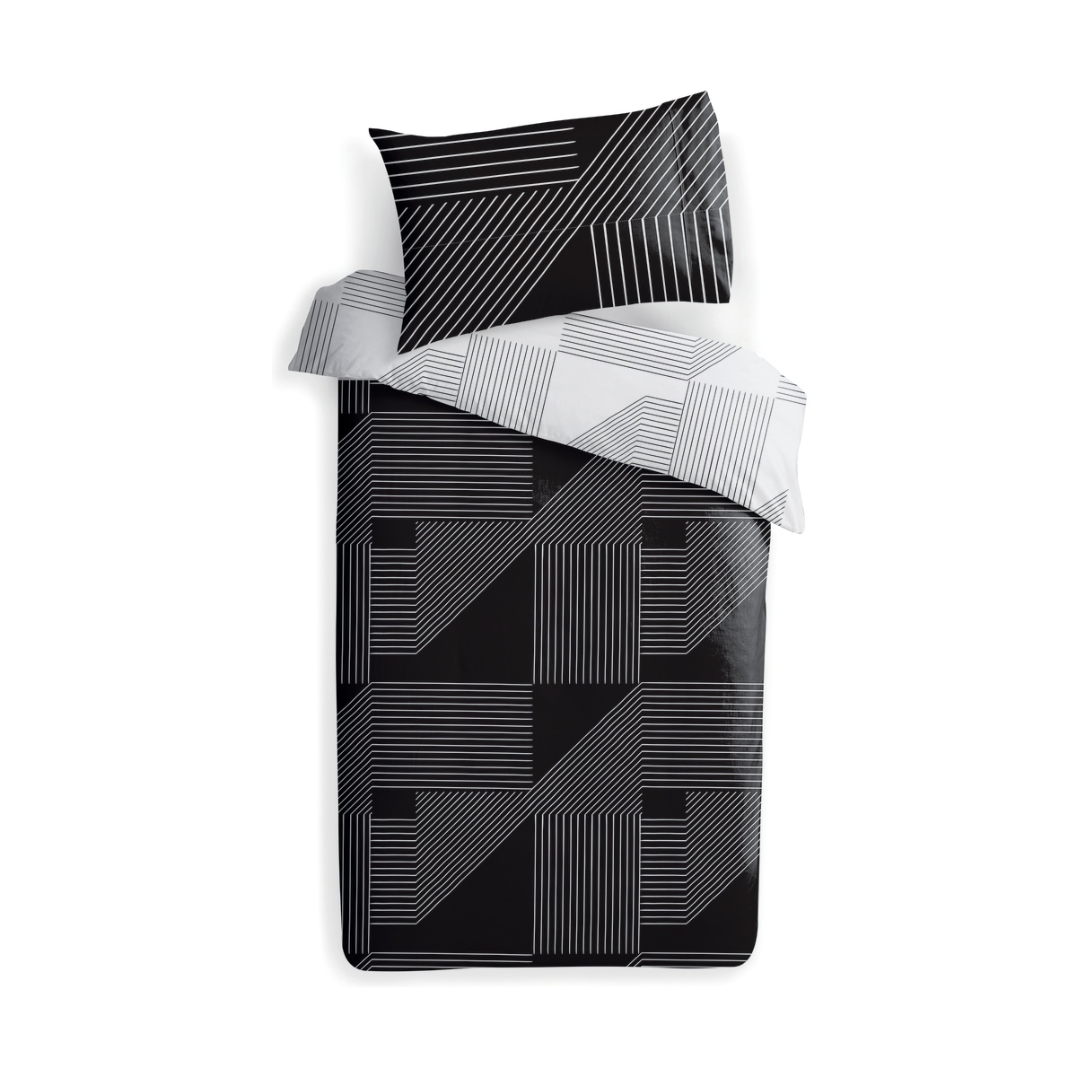 Linear Quilt Cover Set Single Bed Kmart