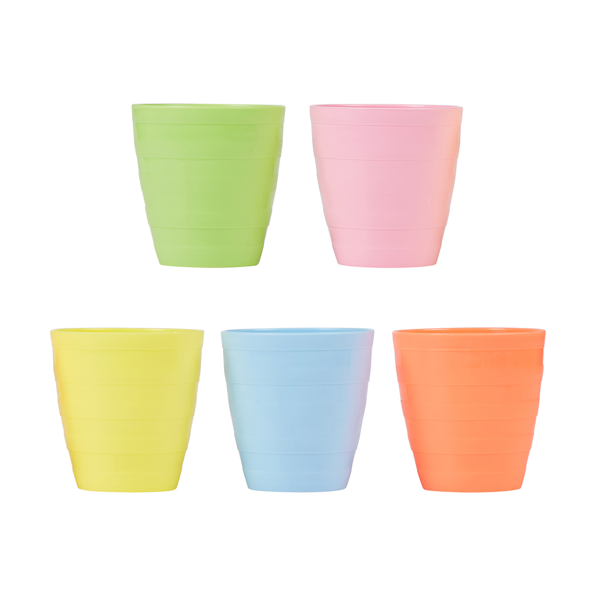Coloured Cups Set of 5 Kmart