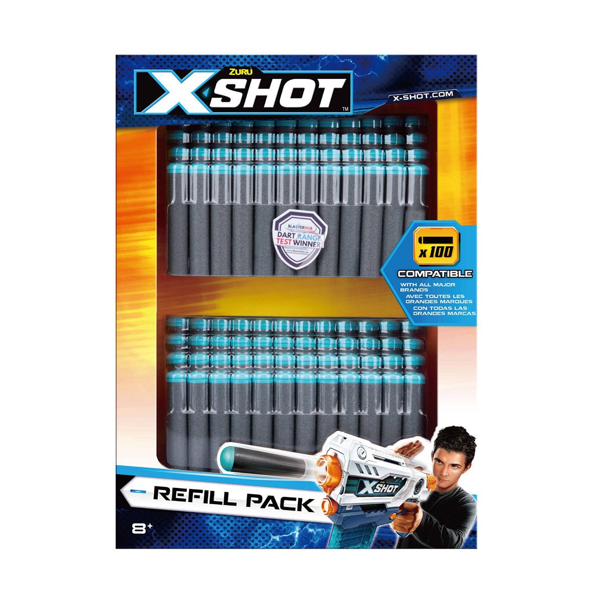 X-Shot Darts Refill - Pack of 100