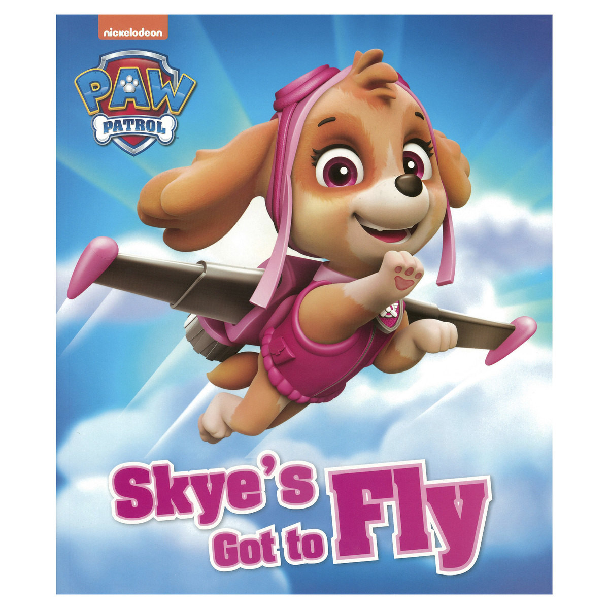paw patrol skye helicopter flip and fly