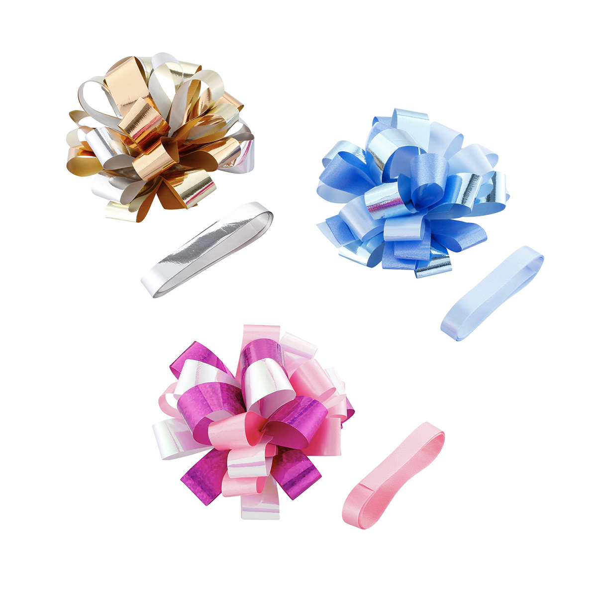 Bow & 1m Ribbon - Assorted