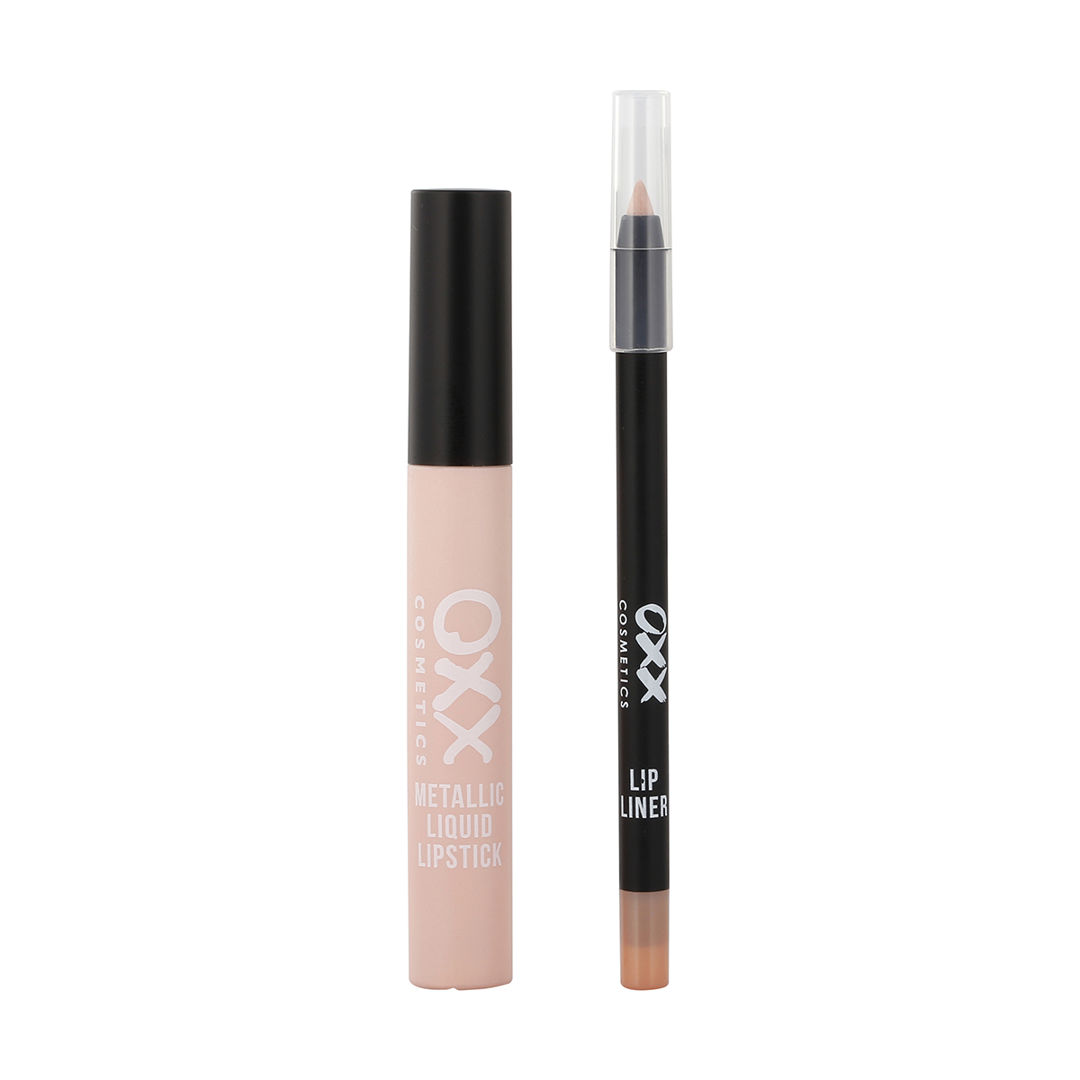 OXX Metallic Liquid Lipstick & Lip Liner Gold Look Kmart