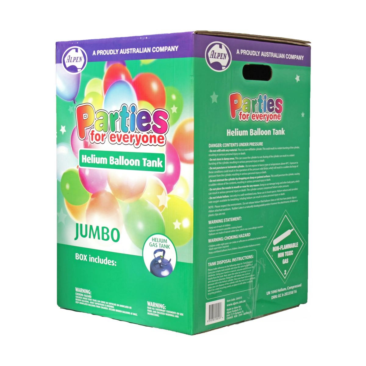 Alpen Helium Balloon Tank Kmart