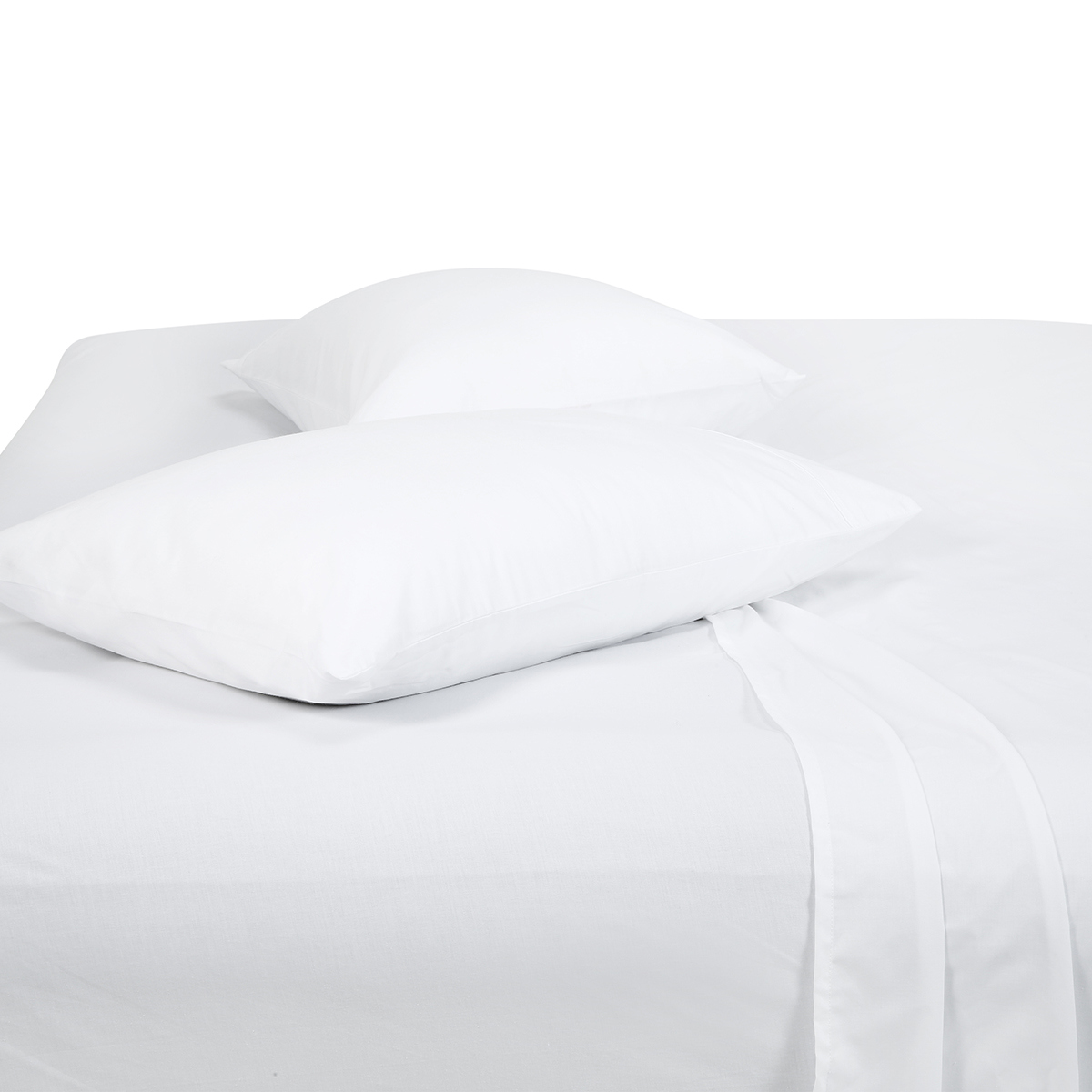 180 Thread Count Sheet Set Queen Bed, White Kmart