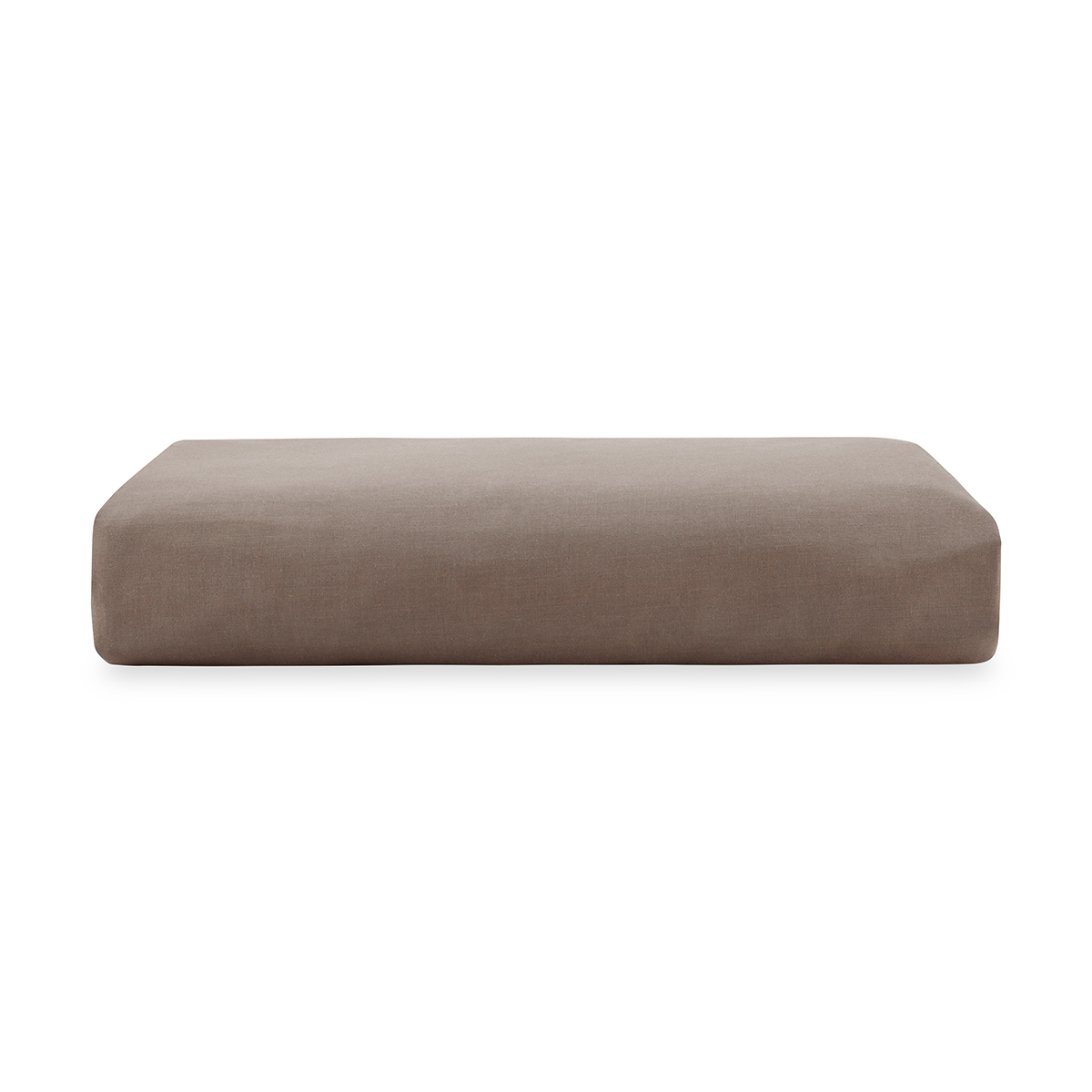 180 Thread Count Fitted Sheet Double Bed, Mocha Kmart