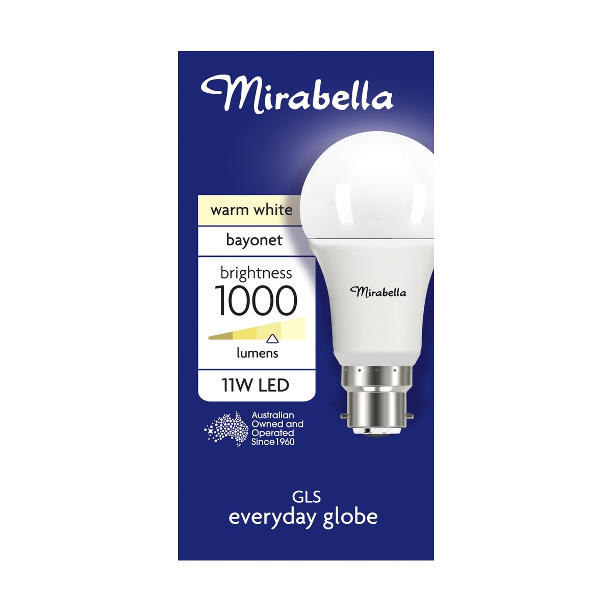 Mirabella B22 11W LED GLS Bulb Kmart
