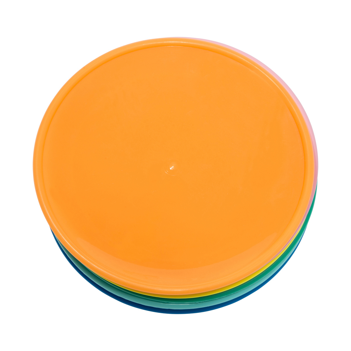 Coloured Plates Pack of 6 Kmart