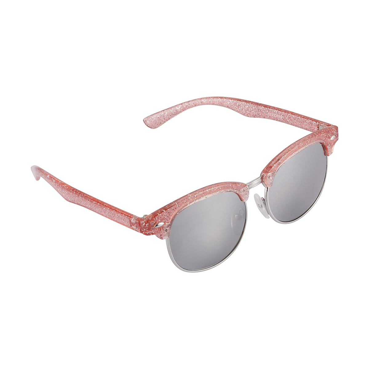 Retro Pink Glitter Frame Sunglasses Pink Frame Kmart