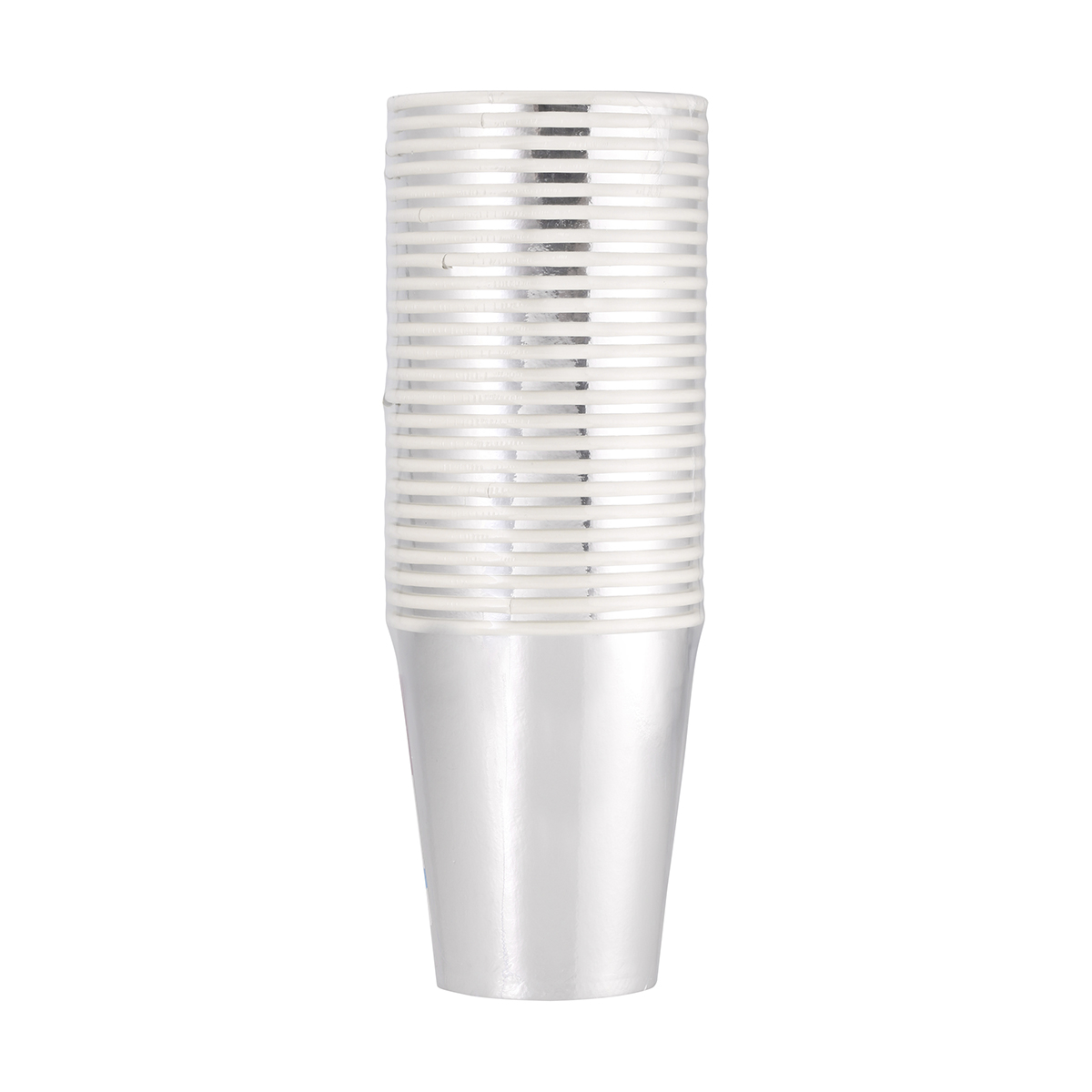 24 Pack Cups Silver Look Kmart