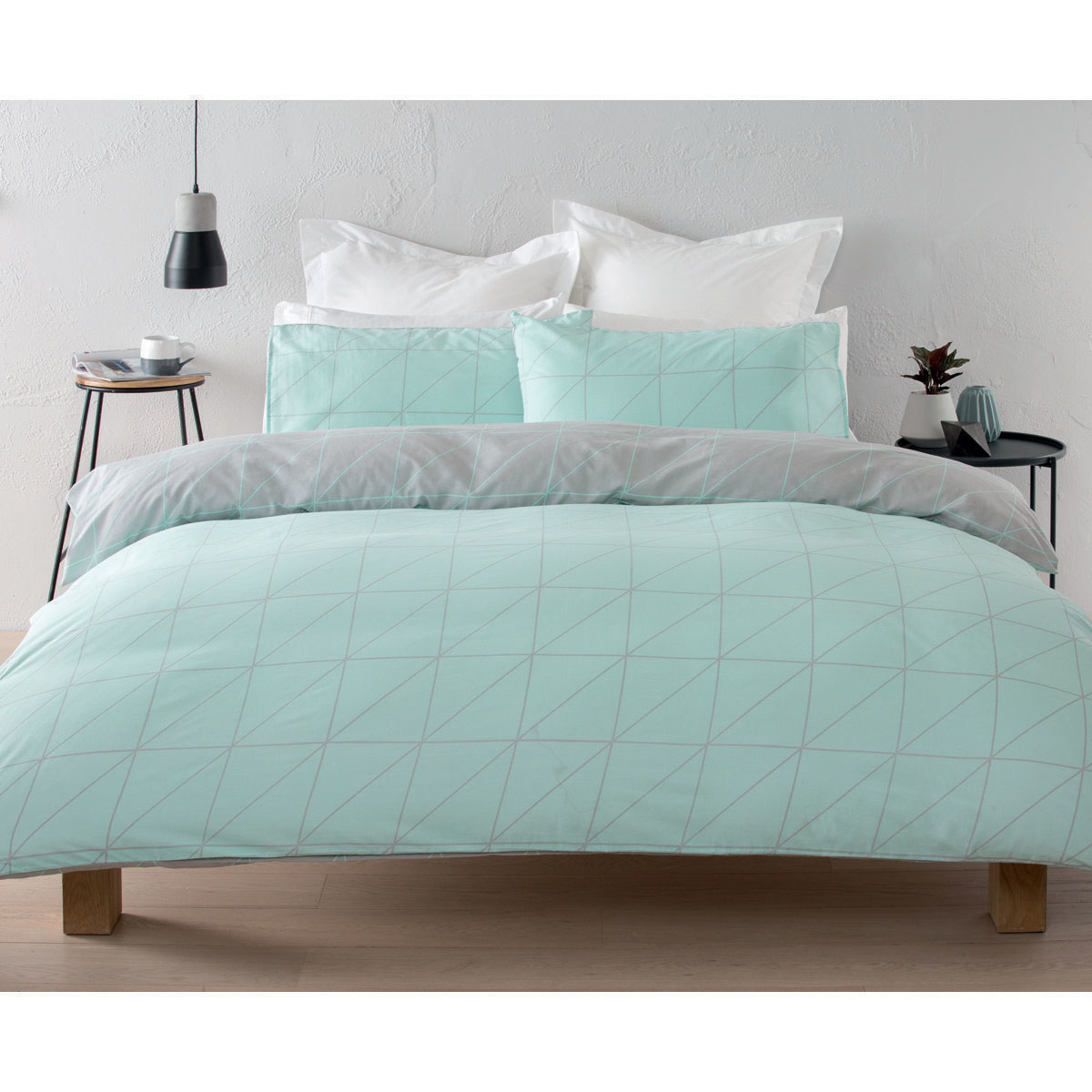 Lester Quilt Cover Set Queen Bed Kmart