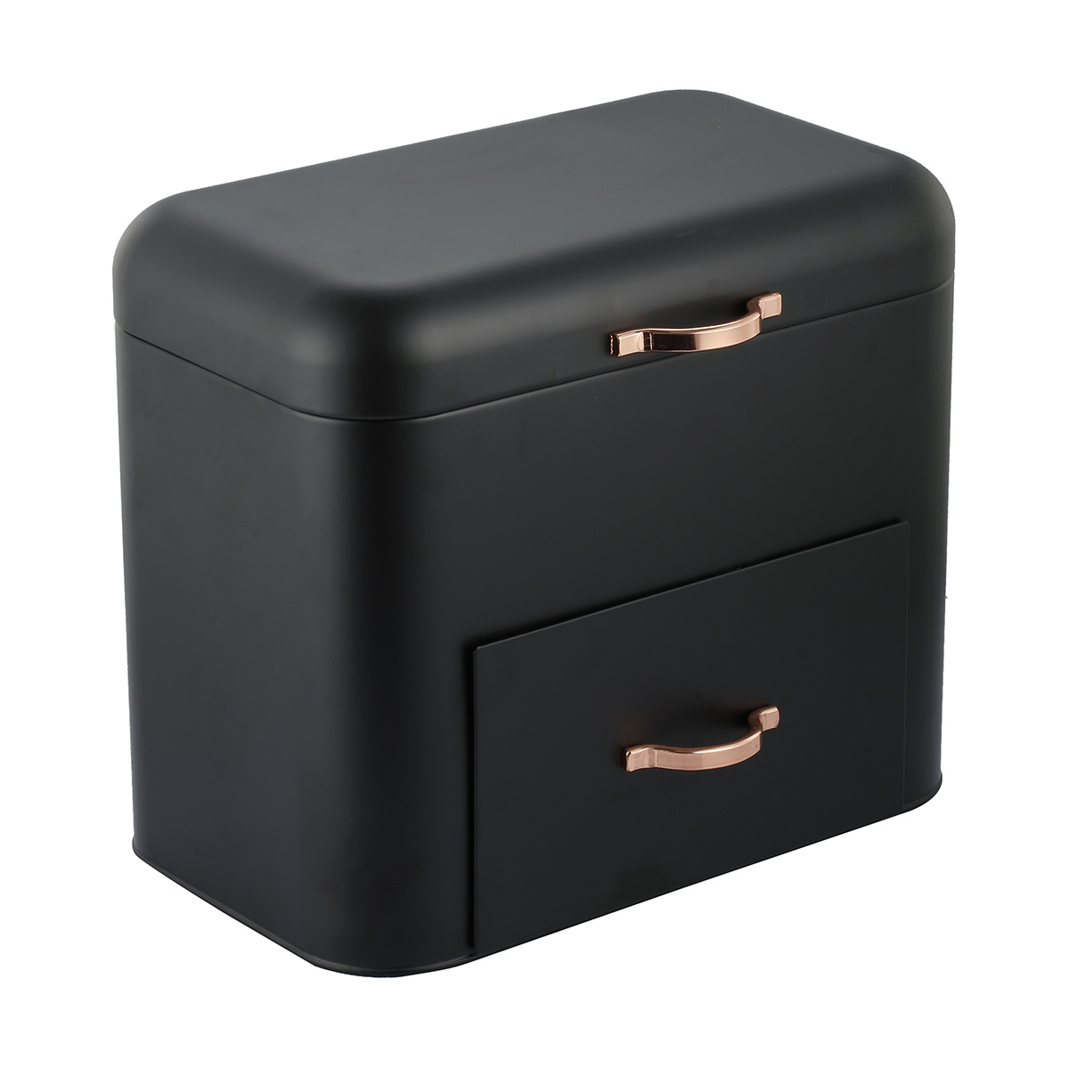 Matte Black Bread Bin Kmart