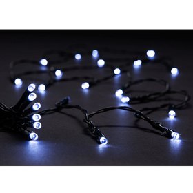 Outdoor Solar String Lights - White, 24 LED Bulbs Kmart